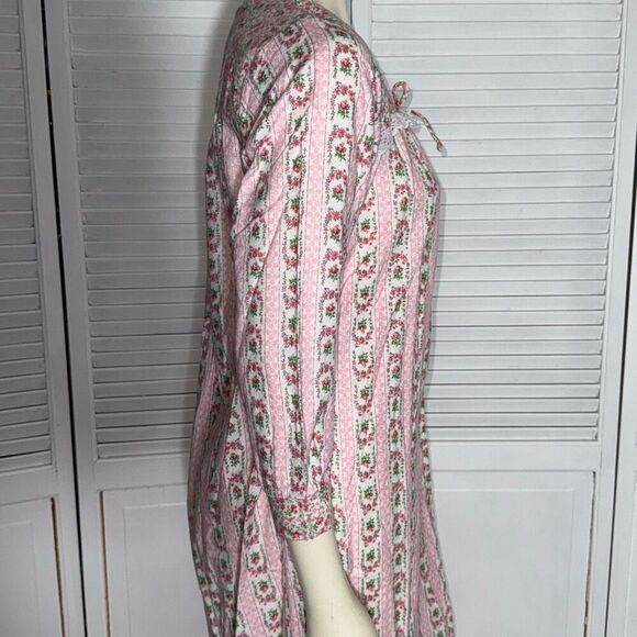 NWOT Vintage 70’s ILGWU Flannel Prairie Nightgown Size Medium - Picture 8 of 13